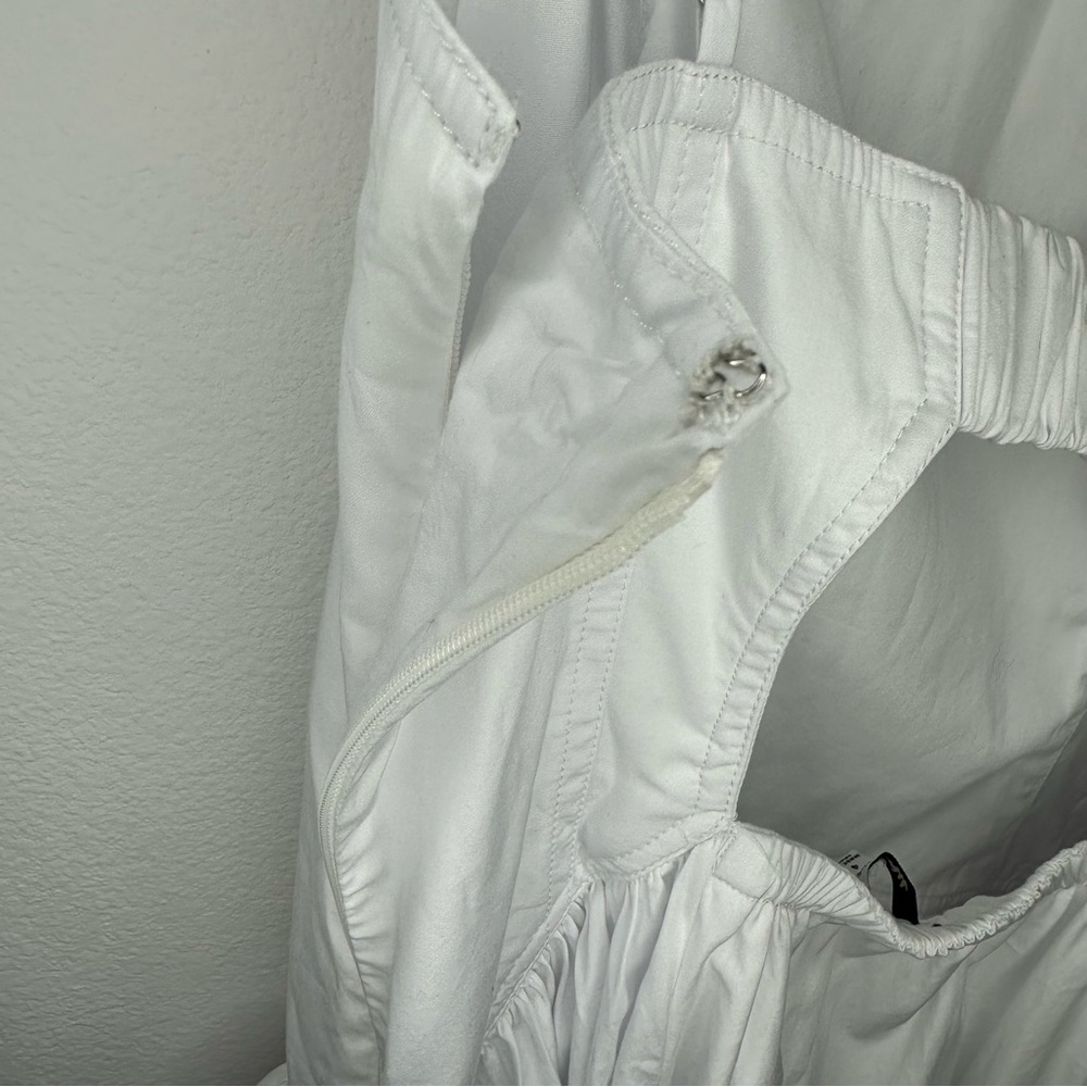 NWT Madewell White Spaghetti-Strap Maxi Dress, size 4 - Picture 12 of 12